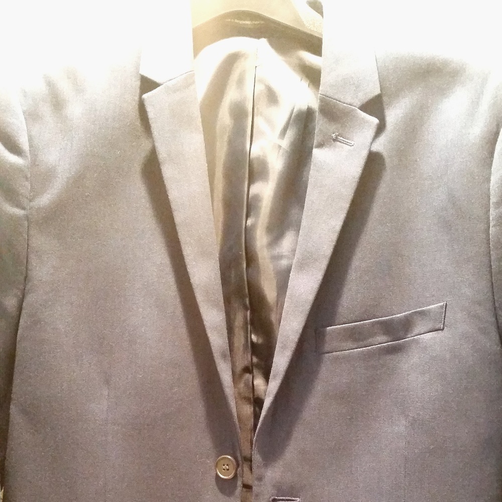 Mens H&M Skinny Fit Suit Blazer Navy Blue